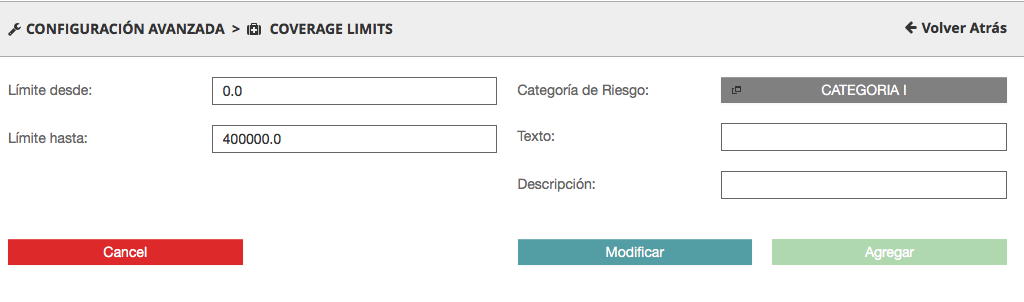 Coverage Limits Add