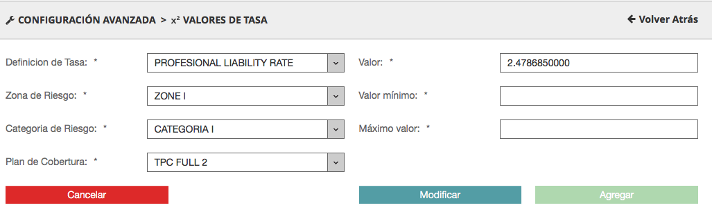 Rate coverage Plan Add